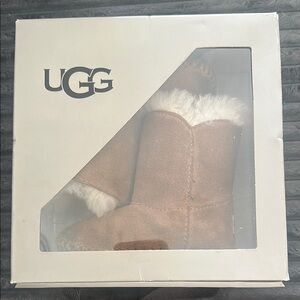 UGG Tan Sheepskin Boots with Cream Lining
